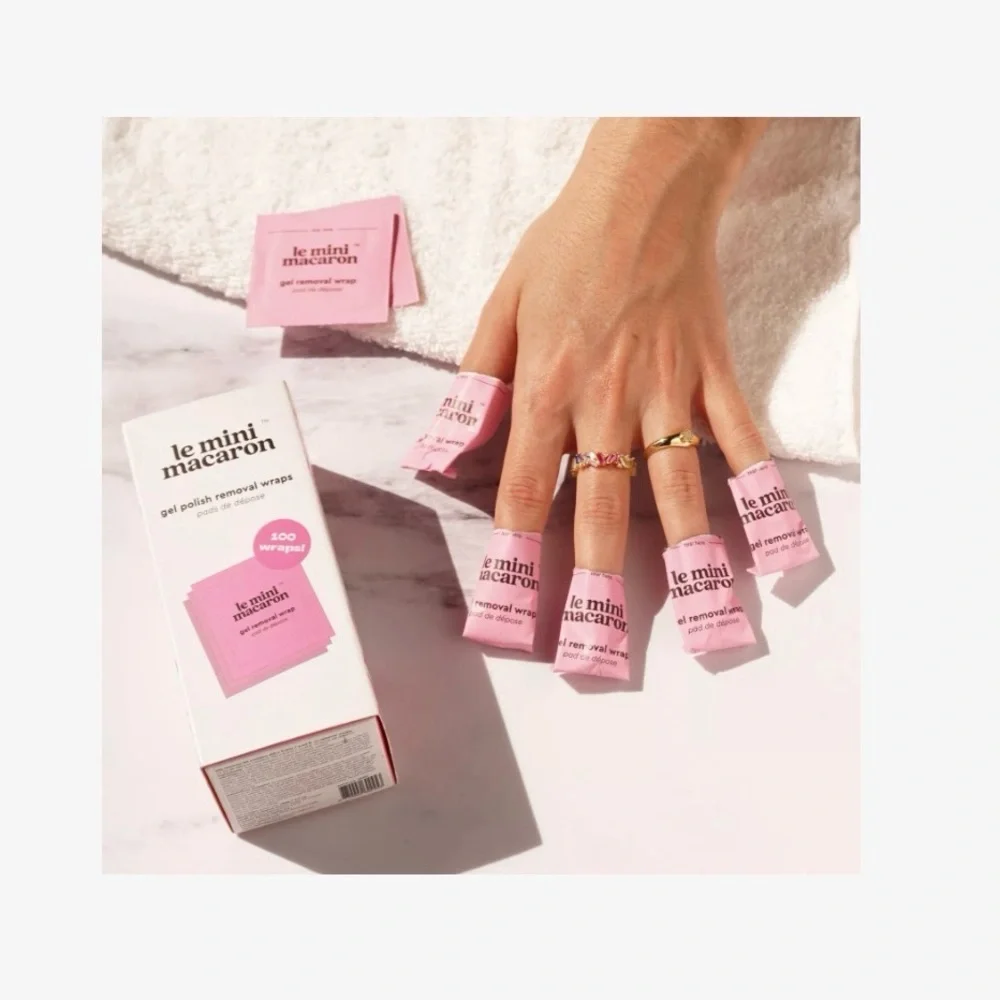 NEW Lot Le Mini Macaron gel manicure polish at home kit cherry red with UV light